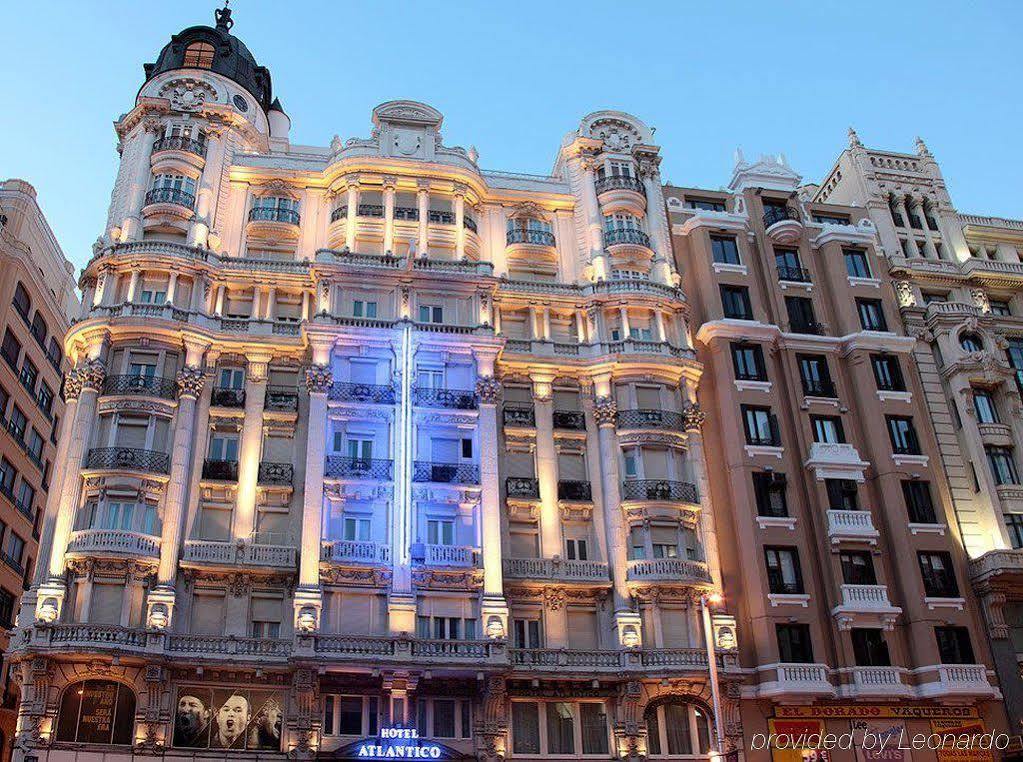 Hotel Atlántico Madrid Exterior foto