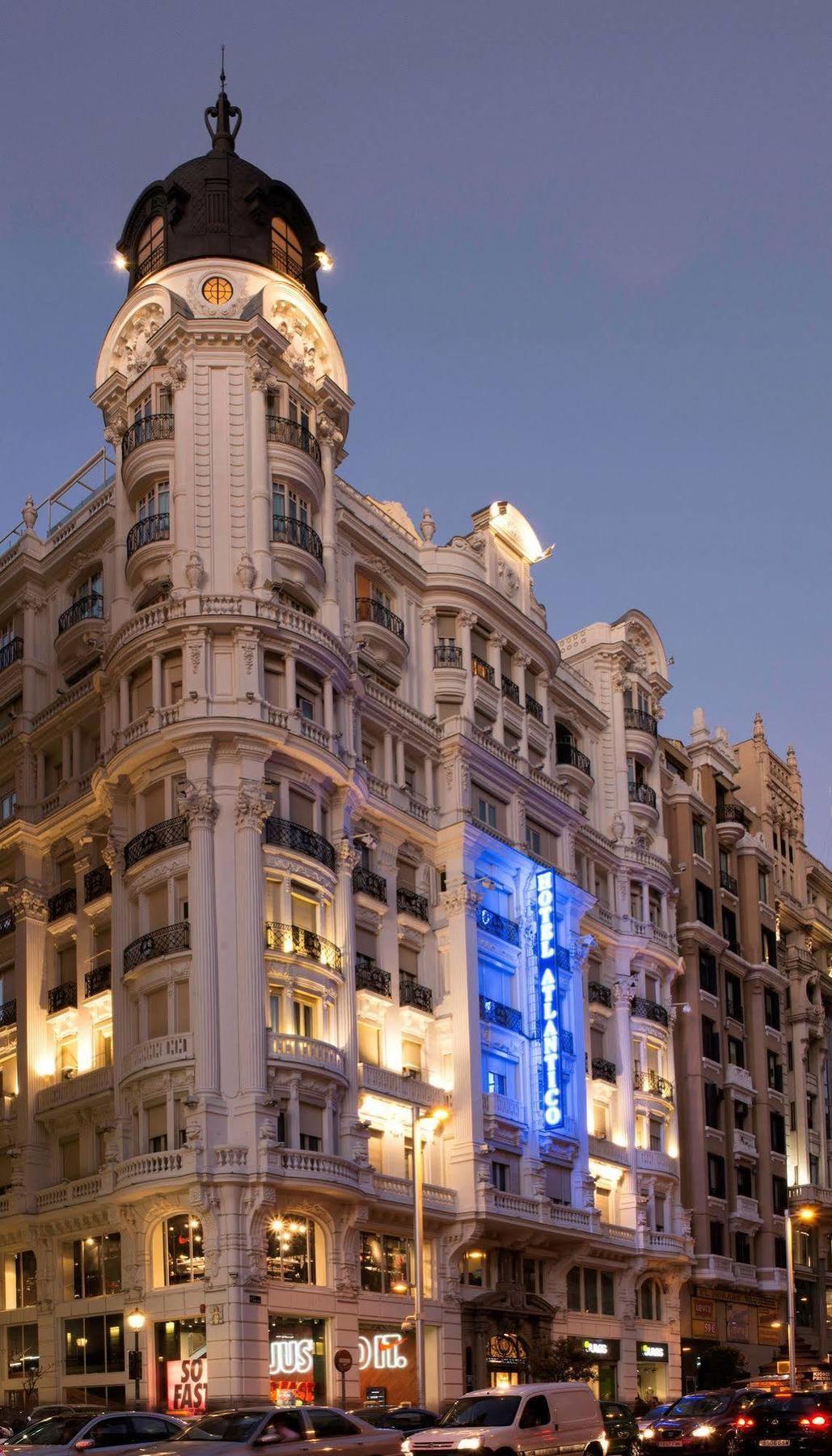 Hotel Atlántico Madrid Exterior foto